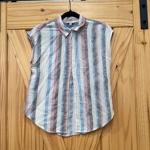 Lucky Brand Multicolor Striped Sleeveless Shirt